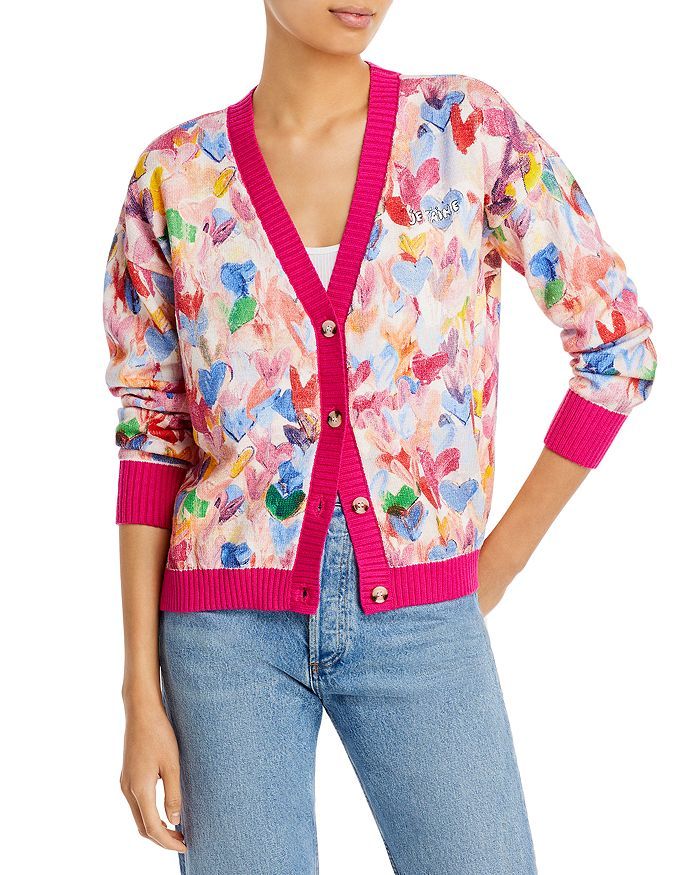 Painted Hearts Grandfather Cardigan - 100% Exclusive | Bloomingdale's (US)