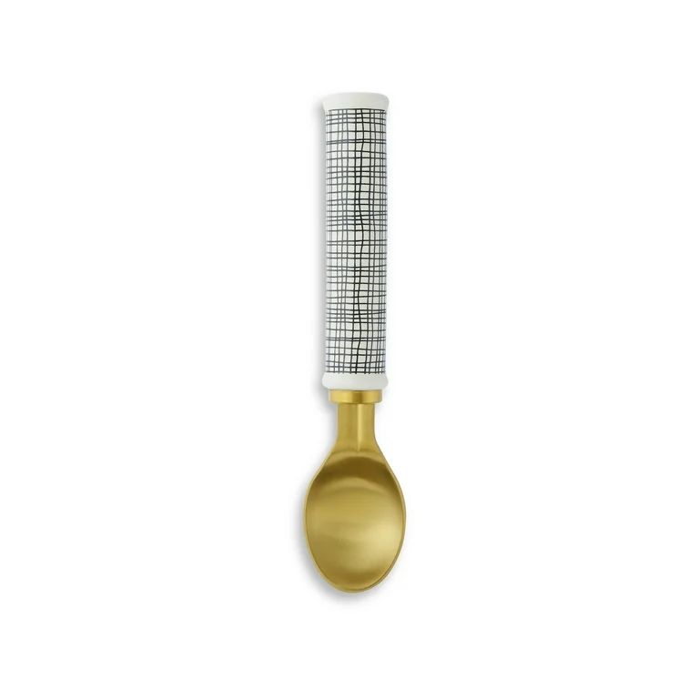 Thyme & Table Gold Finish Ice Cream Scoop with Ceramic Cross-Hatch Handle | Walmart (US)