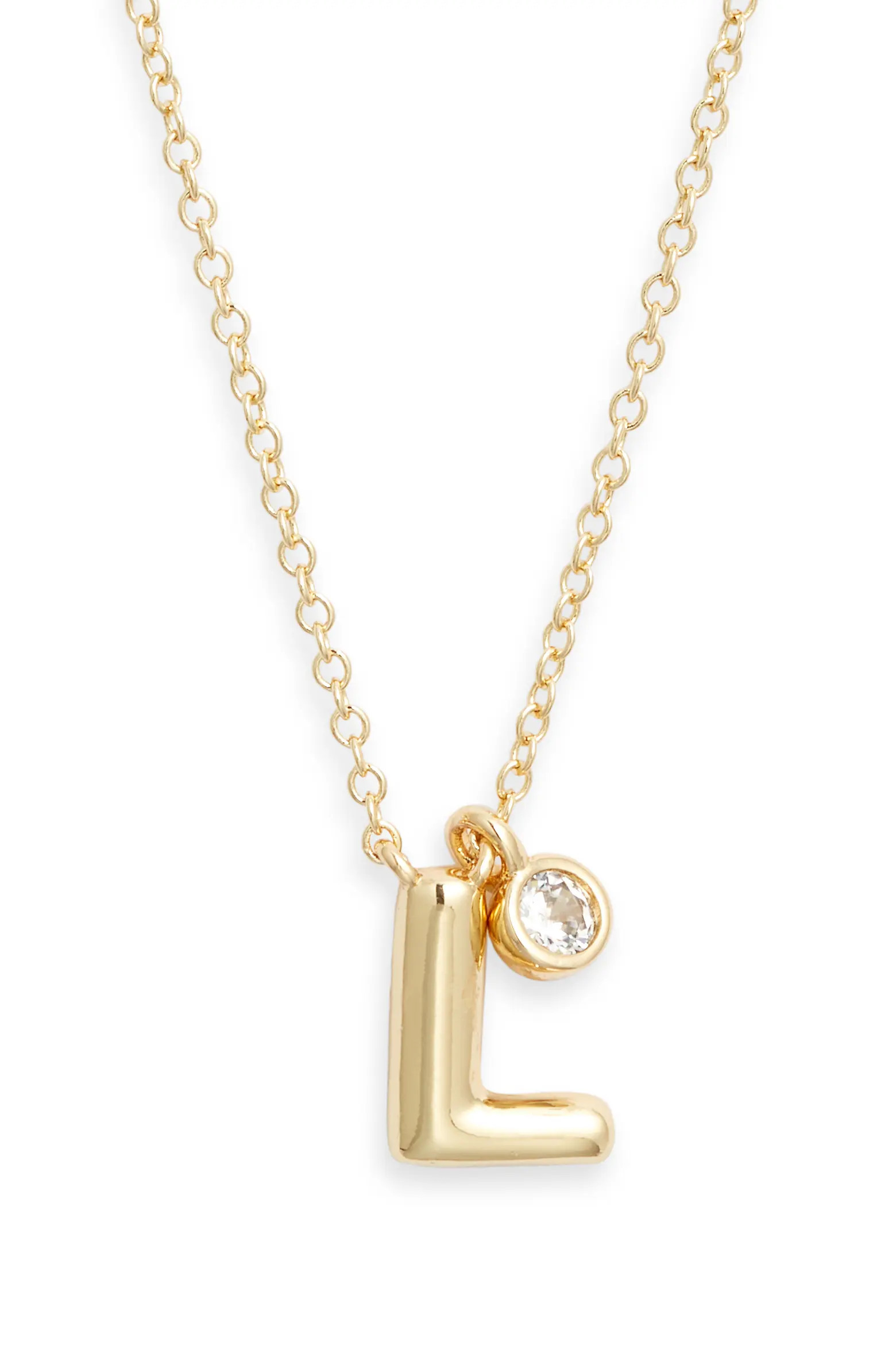 Chelsea28 Goldtone Initial Pendant Necklace (Women) | Nordstrom | Nordstrom