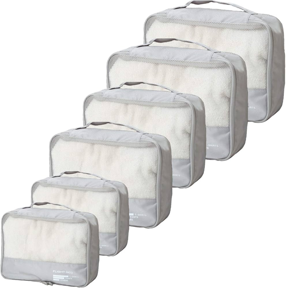 Packing Cubes Set Travel Luggage Organizers Suitcase Lightweight Accessories | Amazon (US)