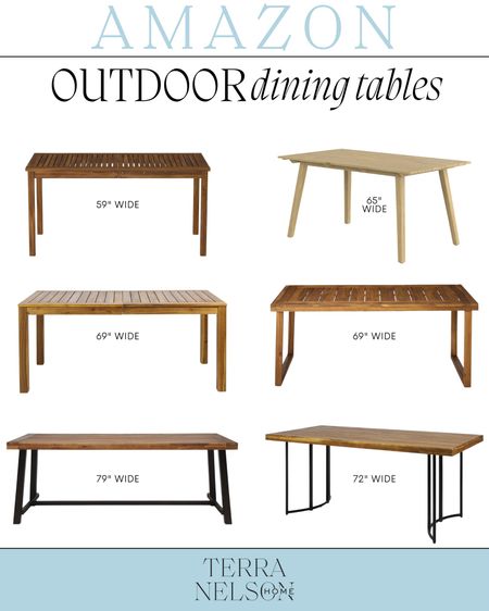 Amazon home / Amazon Outdoor Furniture / Outdoor Dining Tables / Outdoor Dining Furniture / Patio Dining Tables / Rectangular Outdoor Tables

#LTKstyletip #LTKSeasonal #LTKhome