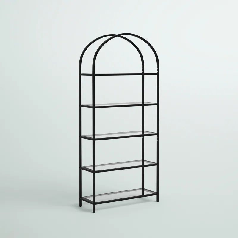 Kendra 72.2" H x 32.7" W Steel Etagere Bookcase | Wayfair Professional