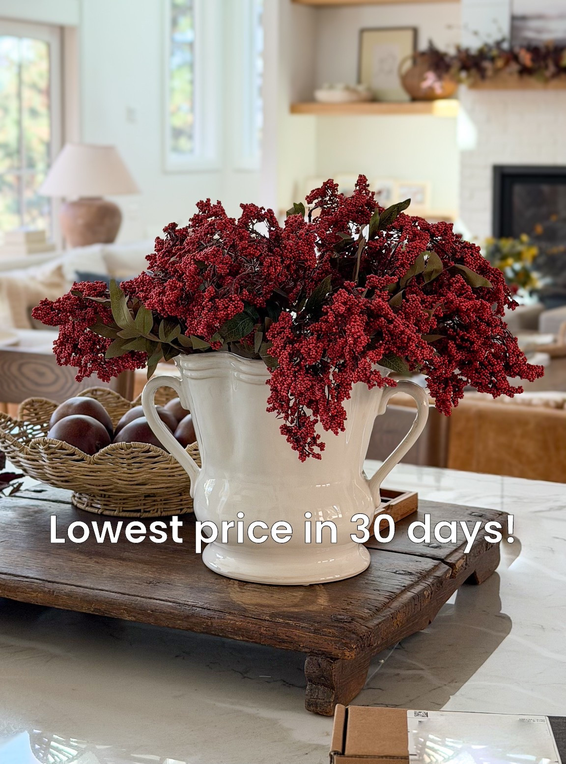 Loooove these winter berry stems! Lowest price in 30 days! Gonna order 2 more packs to use in garland. This is 9 stems (one pack) in this large McGee & Co. vase. 

Christmas decor, Holiday decor, Holiday, stem, Christmas, stem, stem, winterberry, stem, Amazon, Amazon home, Amazon, sign, budget, friendly, McGee and Co, Stadium, McGee, vase, home decor ￼

#LTKHome #LTKSaleAlert #LTKSeasonal