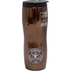 Starbucks The First Store Pike Place Stainless-Steel Tumbler (16 oz, Brown) | Amazon (US)