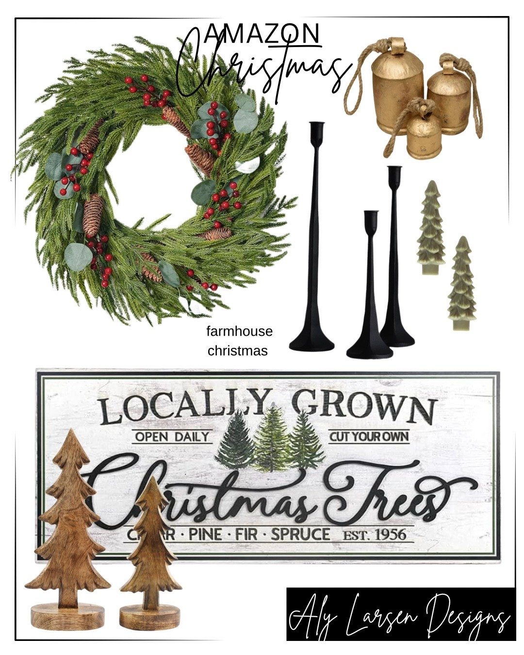 Amazon farmhouse christmas decor! 

#LTKHoliday #LTKHome #LTKGiftGuide