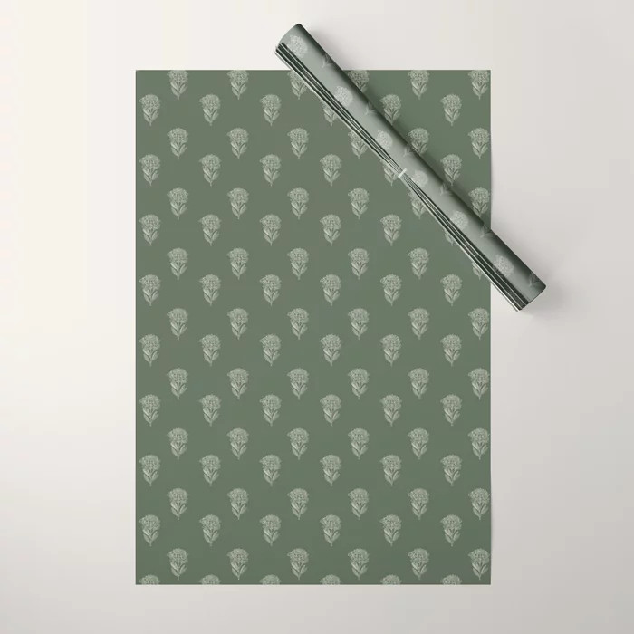 Woodland Blooms Wrapping Paper | Society6