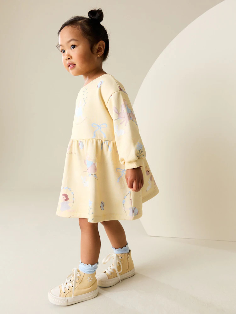 Yellow Fairy Sweat Dress (3mths-7yrs) | Next US