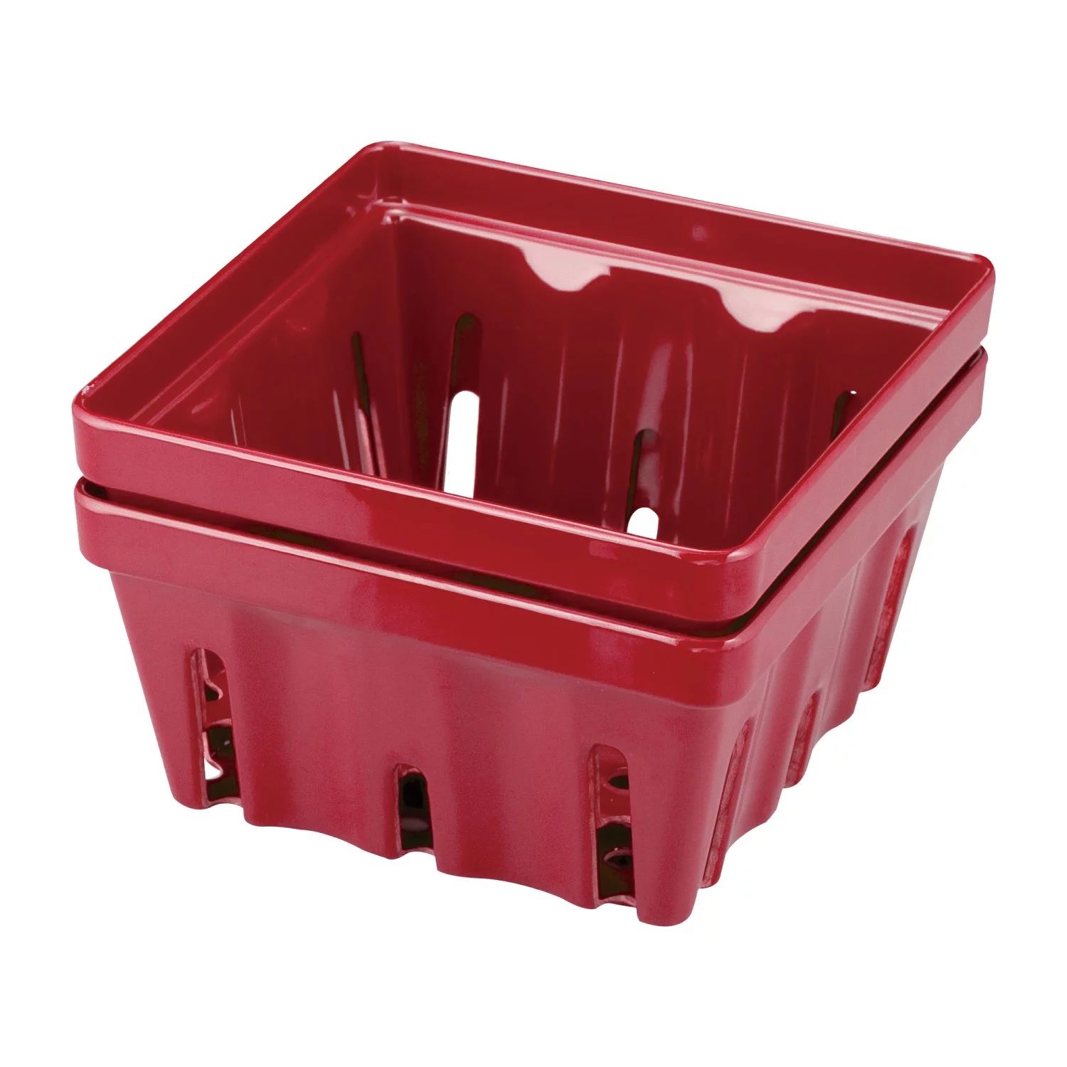 Supreme Housewares Melamine Baskets, 5" x 5", Red, 2-Pieces | Walmart (US)