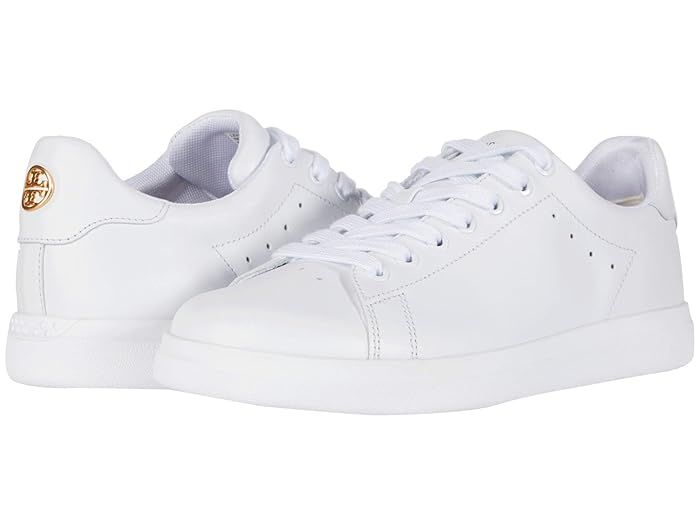Tory Burch Valley Forge Sneaker (Titanium White/Titanium White) Women's Shoes | Zappos