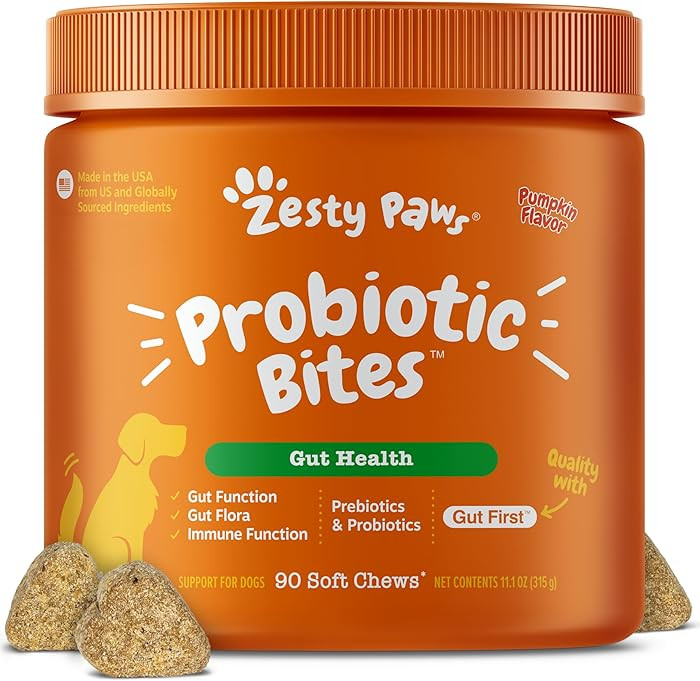 Zesty Paws Probiotics for Dogs - Digestive Enzymes for Gut Flora, Digestive Health, Diarrhea & Bo... | Amazon (US)