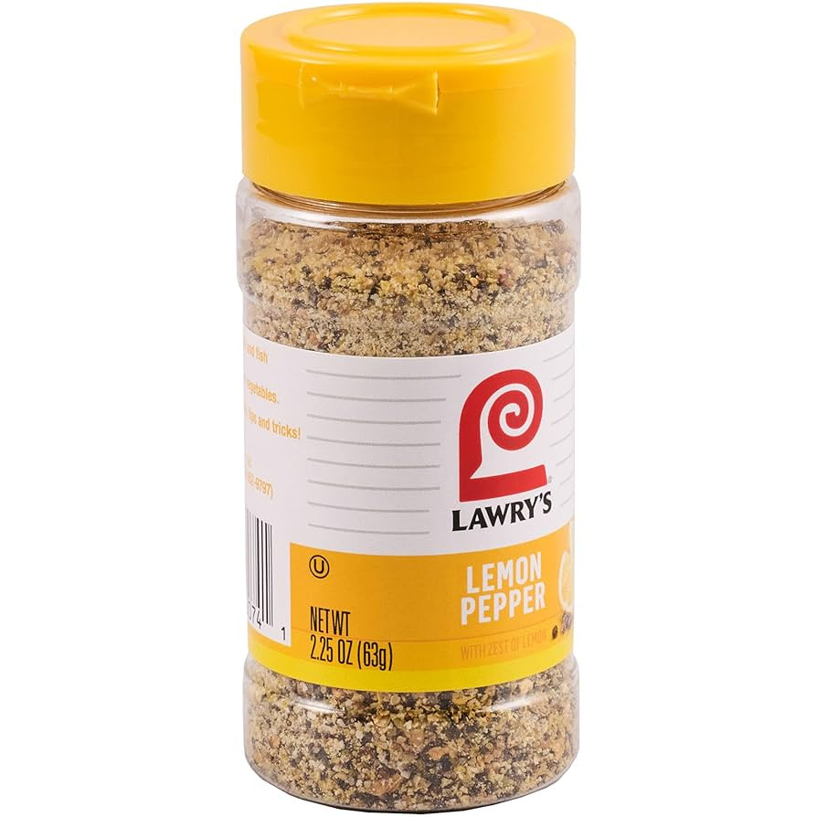 Lawry's Lemon Pepper with Zest of Lemon, 2.25 Oz | Amazon (US)