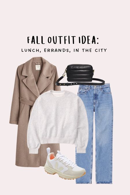 Fall outfit inspo: belted trench, wool coat, oversized coat, sweatshirt, sneakers, boston clog dupes, straight leg jeans, bag 



#LTKitbag #LTKSeasonal #LTKshoecrush