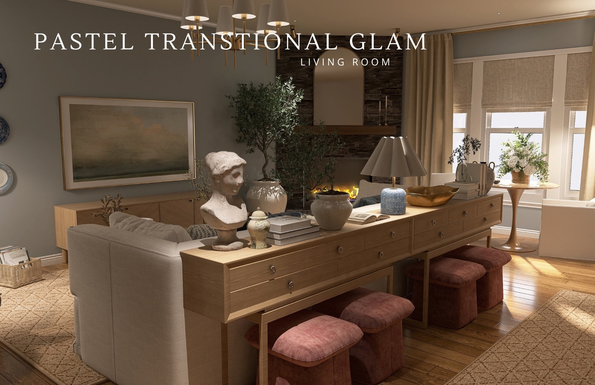 Designed by Jake
Pastel Transitional Glam Living Room

#LTKmomlife #LTKSeasonal #LTKHome
