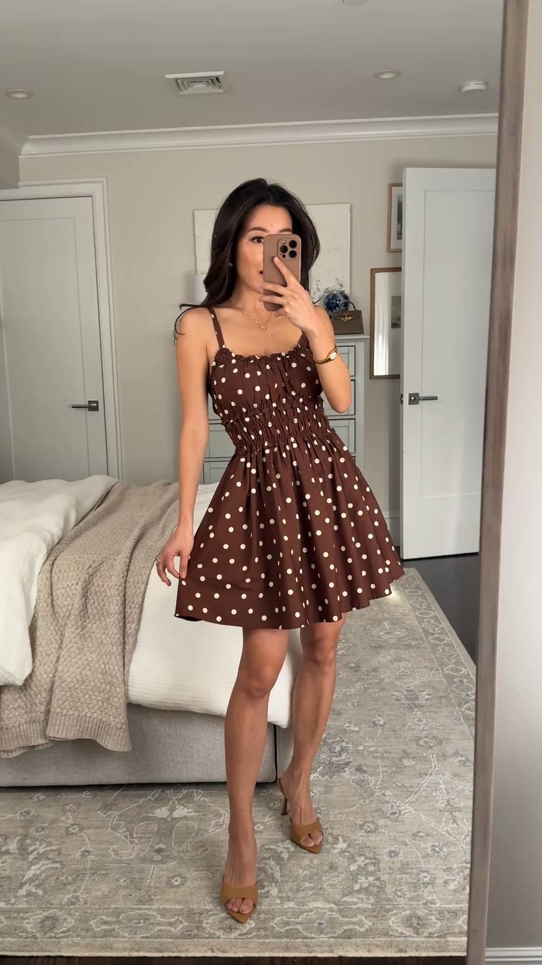 Abercrombie sale + code AFJEAN for extra 15% off

• Bra-Free Smocked Waist Mini Dress size XXS petite 

TTS, has pockets, adjustable straps, light padding that is removable, stretchy waist for comfort. Skirt is lined in cotton fabric and comes in lots of different prints. If you want longer length, you can try regular sizing.

• Mango heel sandals 5

Spring vacation style, petite friendly mini dress, cotton dress

#LTKootd #LTKPetite #LTKSaleAlert