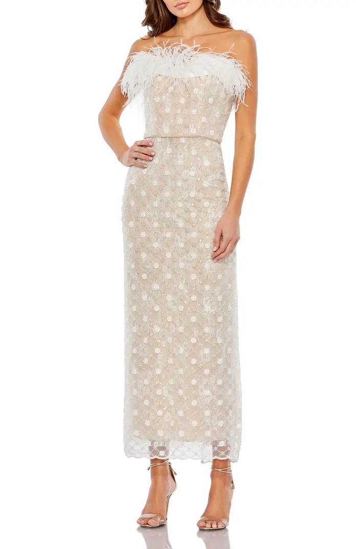 Mac Duggal Embellished Strapless Column Dress | Nordstrom | Nordstrom