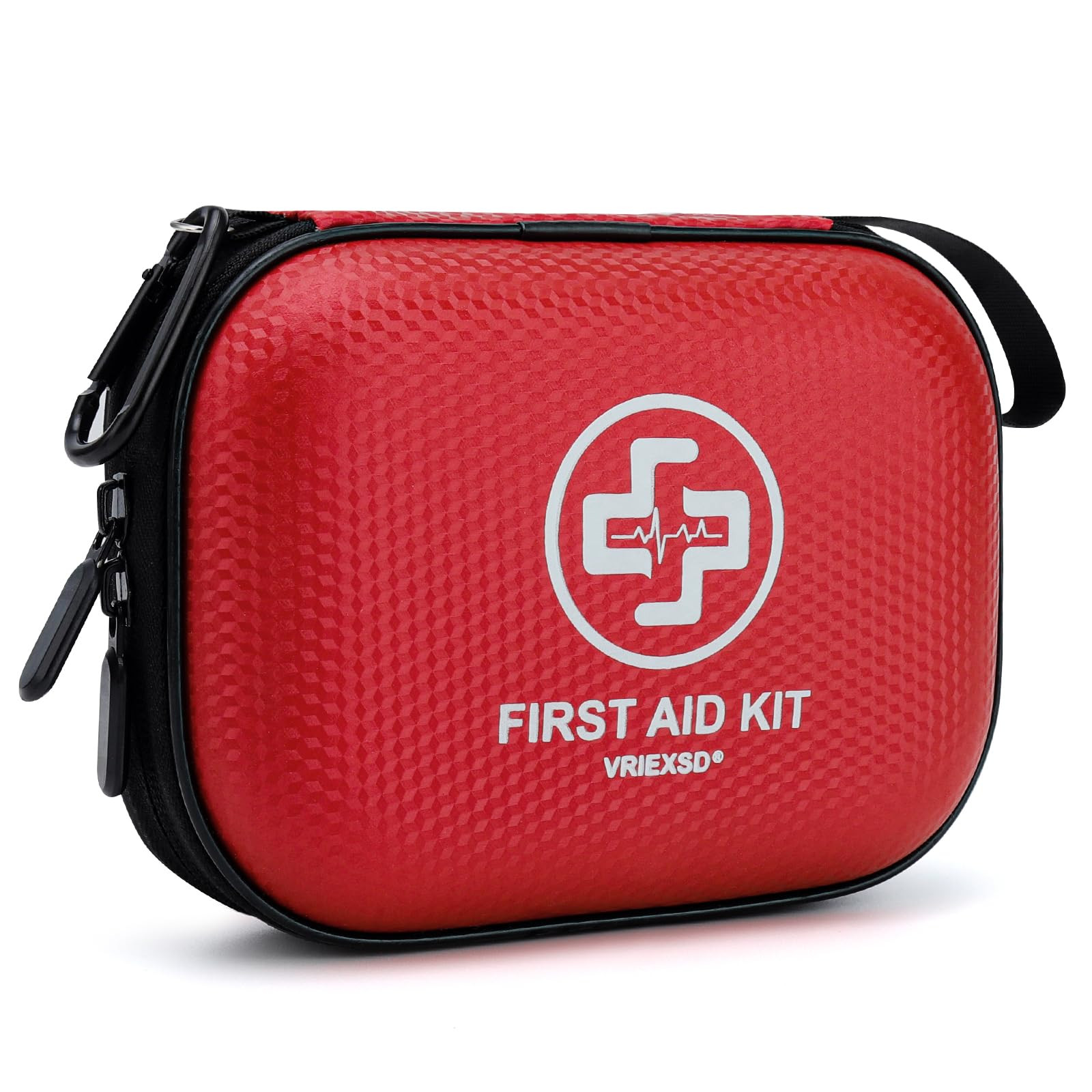 Mini First Aid Kit - 150 Piece Small Waterproof Hard Shell Medical Kit for Home, Car, Travel, Cam... | Amazon (US)