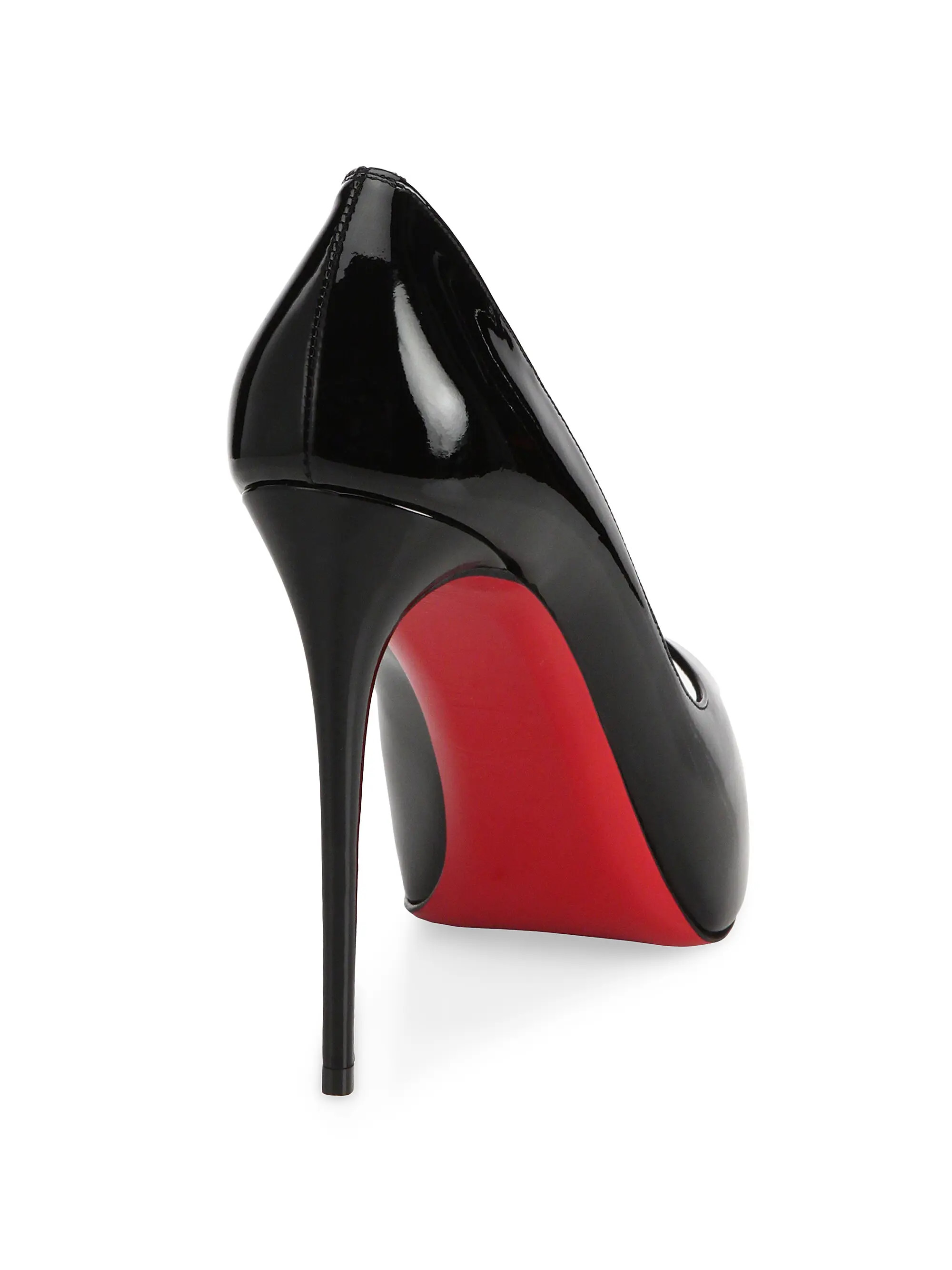 Christian Louboutin New Very Privé 120MM Patent Leather Pumps | Saks Fifth Avenue | Saks Fifth Avenue