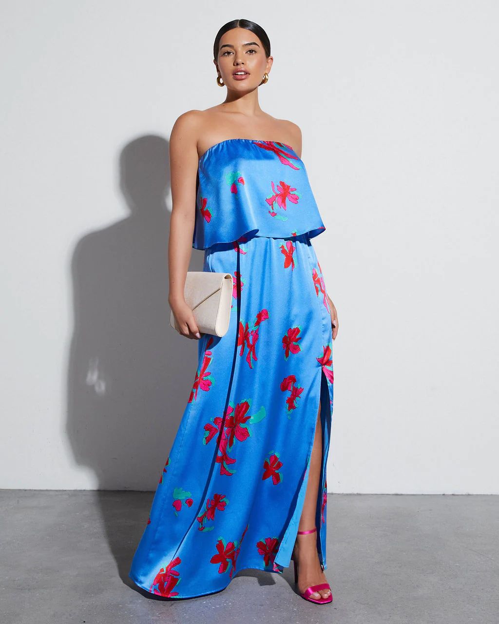 Fancy Plans Off The Shoulder Empire Maxi Dress | VICI Collection