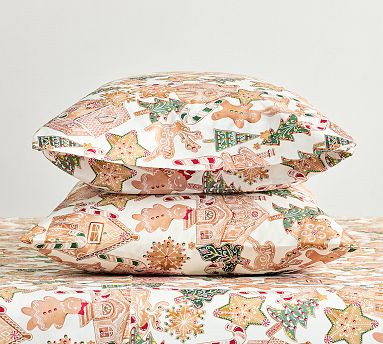 Gingerbread Pillowcases - Set of 2 | Pottery Barn (US)