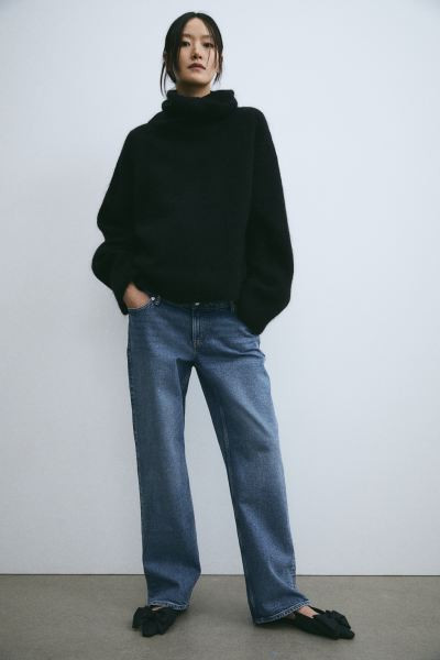 MAMA Before & After Wide Low Jeans - Azul denim - MUJER | H&M ES | H&M (FR, IT, ES, PT, BE)