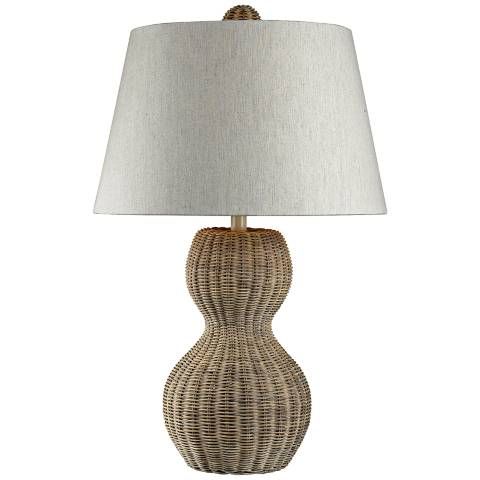 Sycamore Hill Rattan Table Lamp | LampsPlus.com