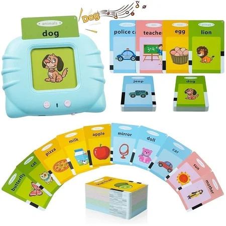 Kidsjoy Talking Flash Cards Learning Toys for Boys Girls, Educational Toys ,Speech Therapy Toys, Autism Toys Birthday Gifts for Boys Girls | Walmart (US)