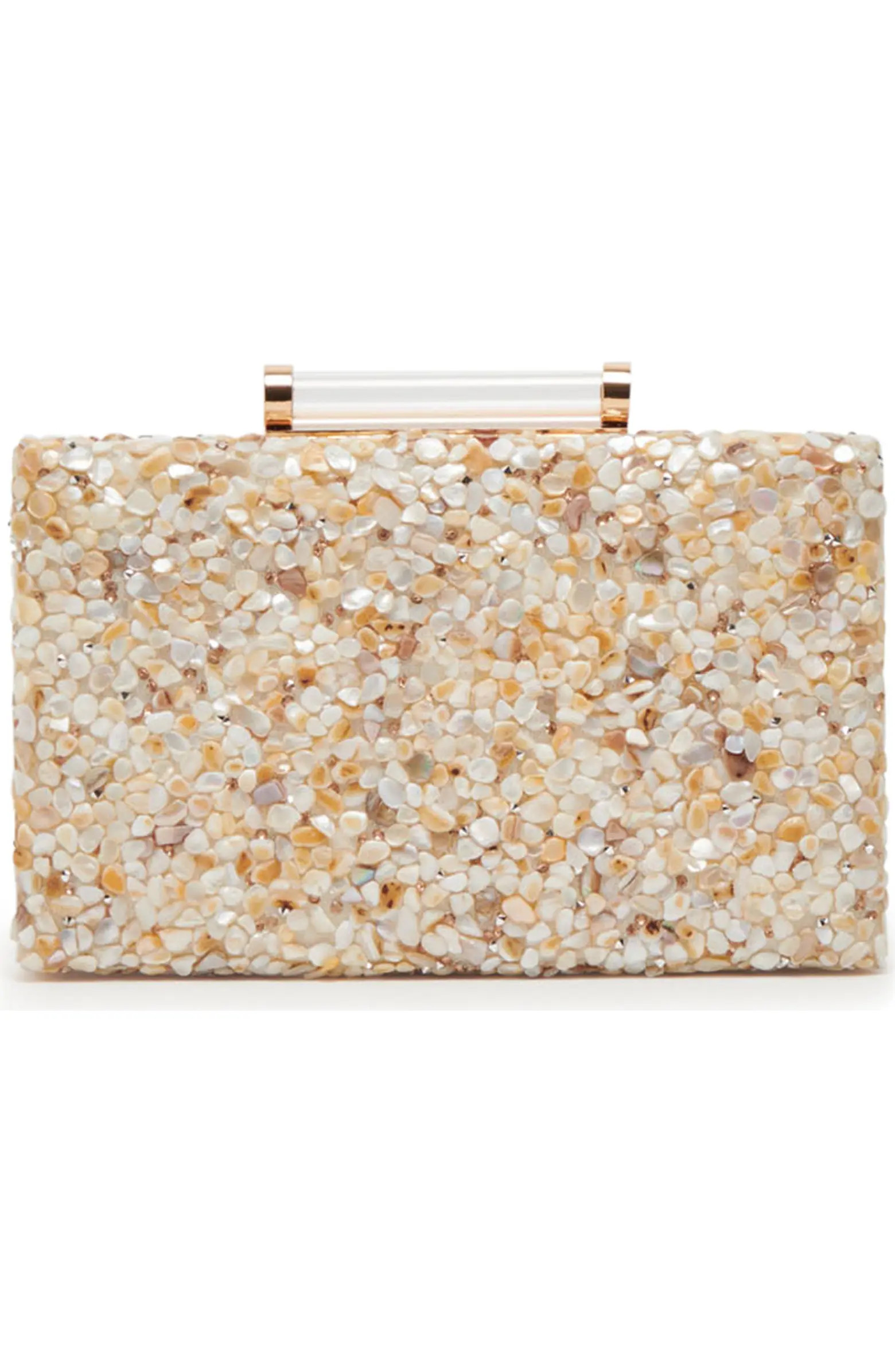 Rockee Pebble Encrusted Convertible Clutch | Nordstrom