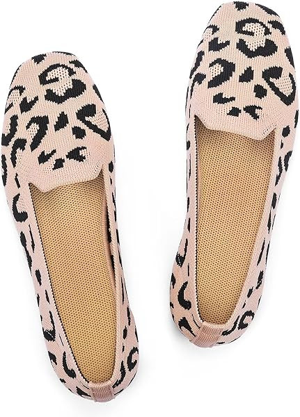 Frank Mully Women's Loafer Flats Square Toe Comfortable Office Work Shoes, Cute Penny Loafer Slip... | Amazon (US)