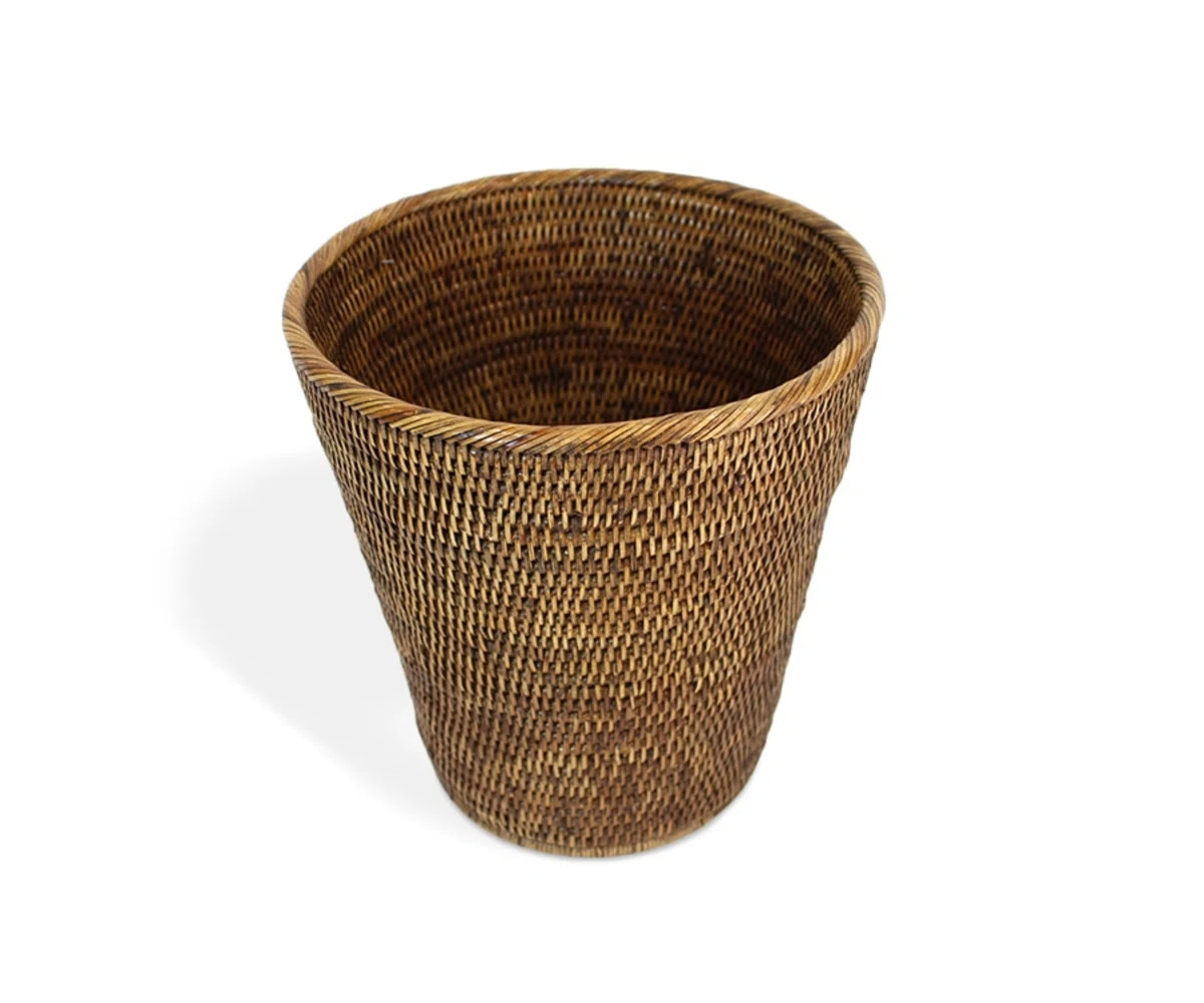 Wicker Open Waste Basket - 3.17 Gallons | Wayfair North America