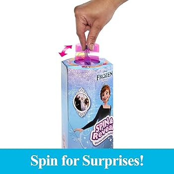 Mattel Disney Frozen Anna Fashion Doll Set, Spin & Reveal with 11 Surprises Including 5 Accessori... | Amazon (US)