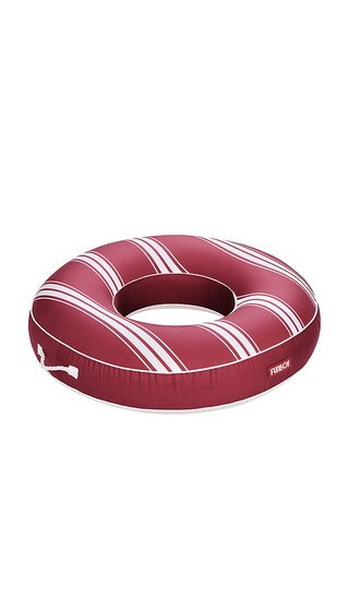 FUNBOY Premium Red Stripe Fabric Covered Tube Float in Burgundy. | Revolve Clothing (Global)