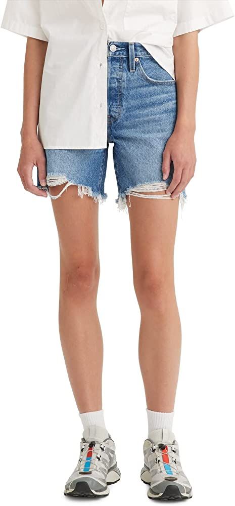 Levi's Women's 501 Mid Thigh Short | Amazon (US)