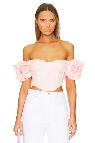 Bardot Sigma Corset Top in Soft Pink from Revolve.com | Revolve Clothing (Global)