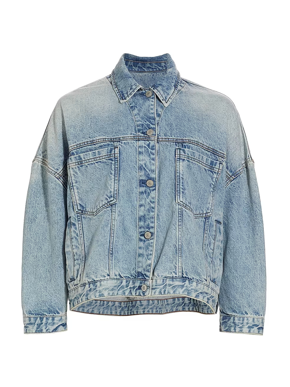 Free People Opal Swing Denim Jacket | Saks Fifth Avenue