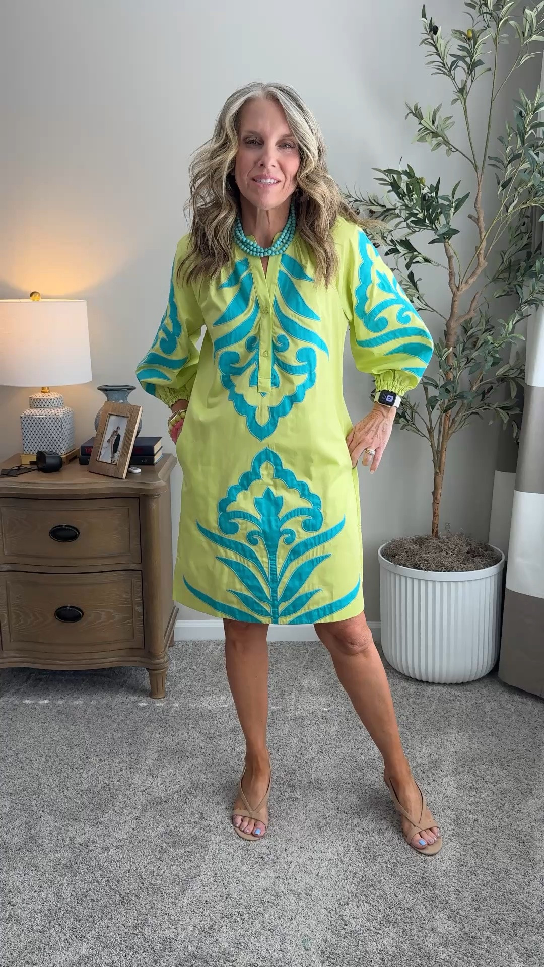 Tyler Boe 30% off site wide. Wearing XS. LOVE THESE COLORS!!!! Church dress, work dress, wedding guest dress. Shore dress

#LTKootd #LTKOver40 #LTKSaleAlert