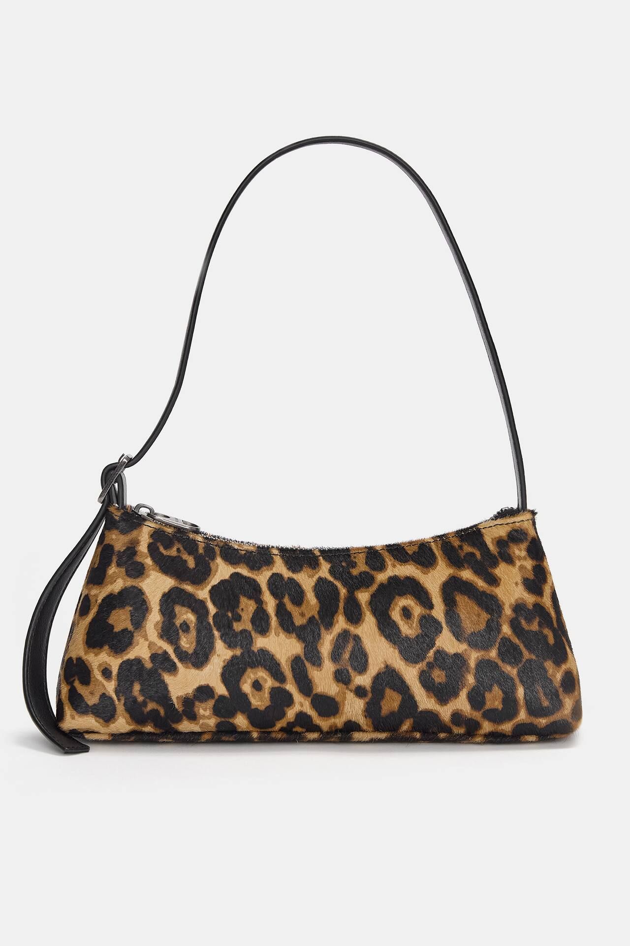 Animal print shoulder bag with strap | PULL and BEAR UK