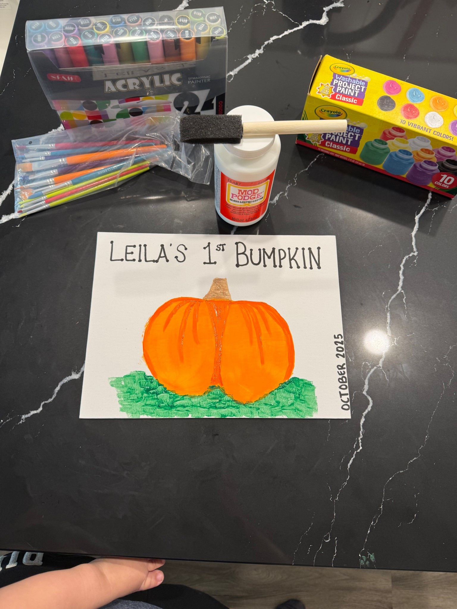 Bumpkin Craft 🎨🎃

#LTKKids #LTKBaby #LTKmomlife
