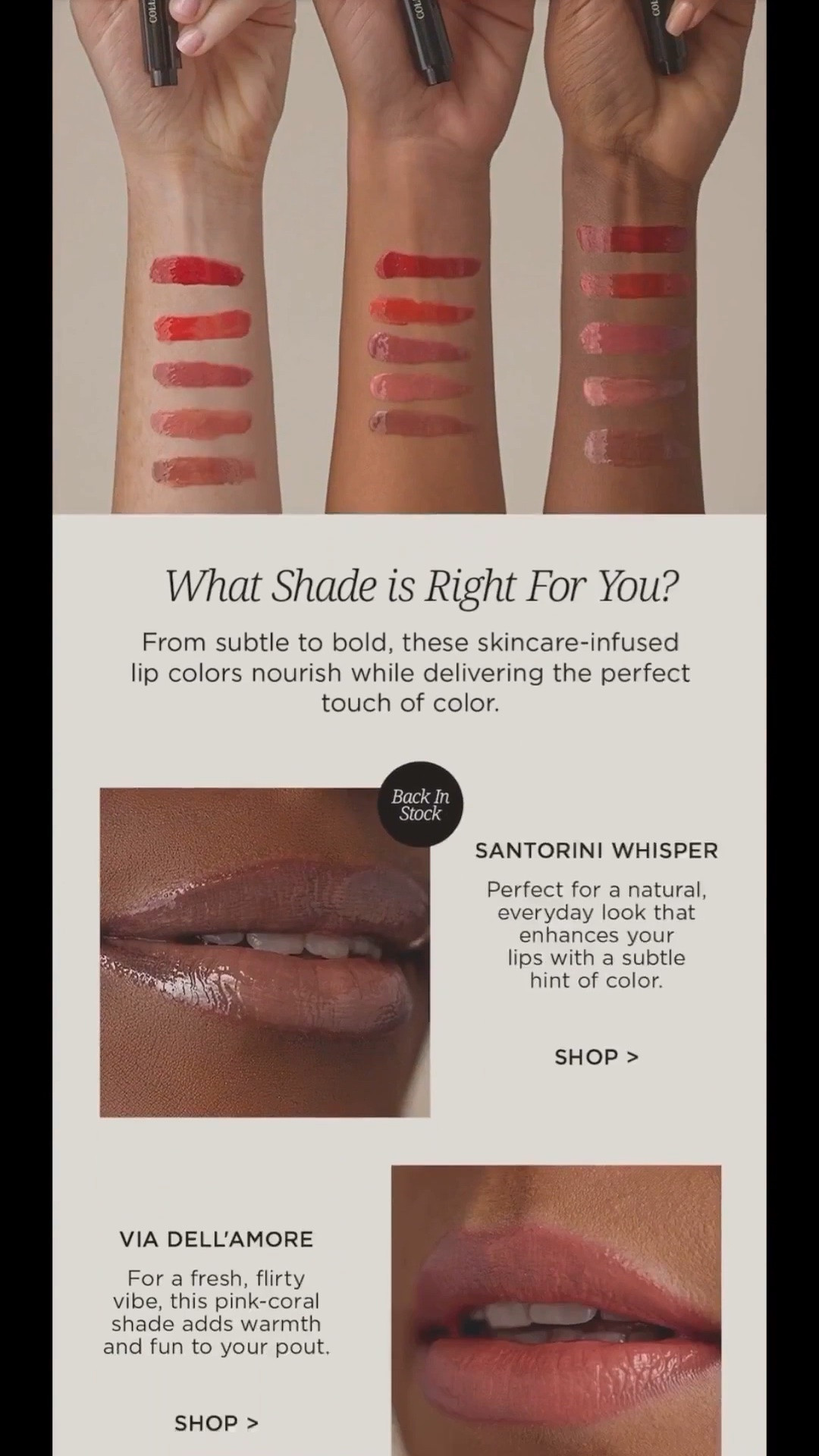 Secretsofyve: My lips feel amazing using these balm lipsticks! 👄 Quench your lips with these gorgeous hues! @colleenrothschild Beauty gift 🎁 idea. 
#Secretsofyve #ltkgiftguide
Always humbled & thankful to have you here.. 
CEO: PATESI Global & PATESIfoundation.org
 @secretsofyve : where beautiful meets practical, comfy meets style, affordable meets glam with a splash of splurge every now and then. I do LOVE a good sale and combining codes! #ltksalealert #ltku #ltkplussize #ltkmidsize #ltkover40 #ltkpetite #ltkvlog #ltktravel #ltkbump #ltktall #ltkootd #ltkselfcare #ltkbeauty #ltkstorytime #ltkmomlife #ltkmorningroutine secretsofyve

#LTKSeasonal #LTKBeauty #LTKWedding