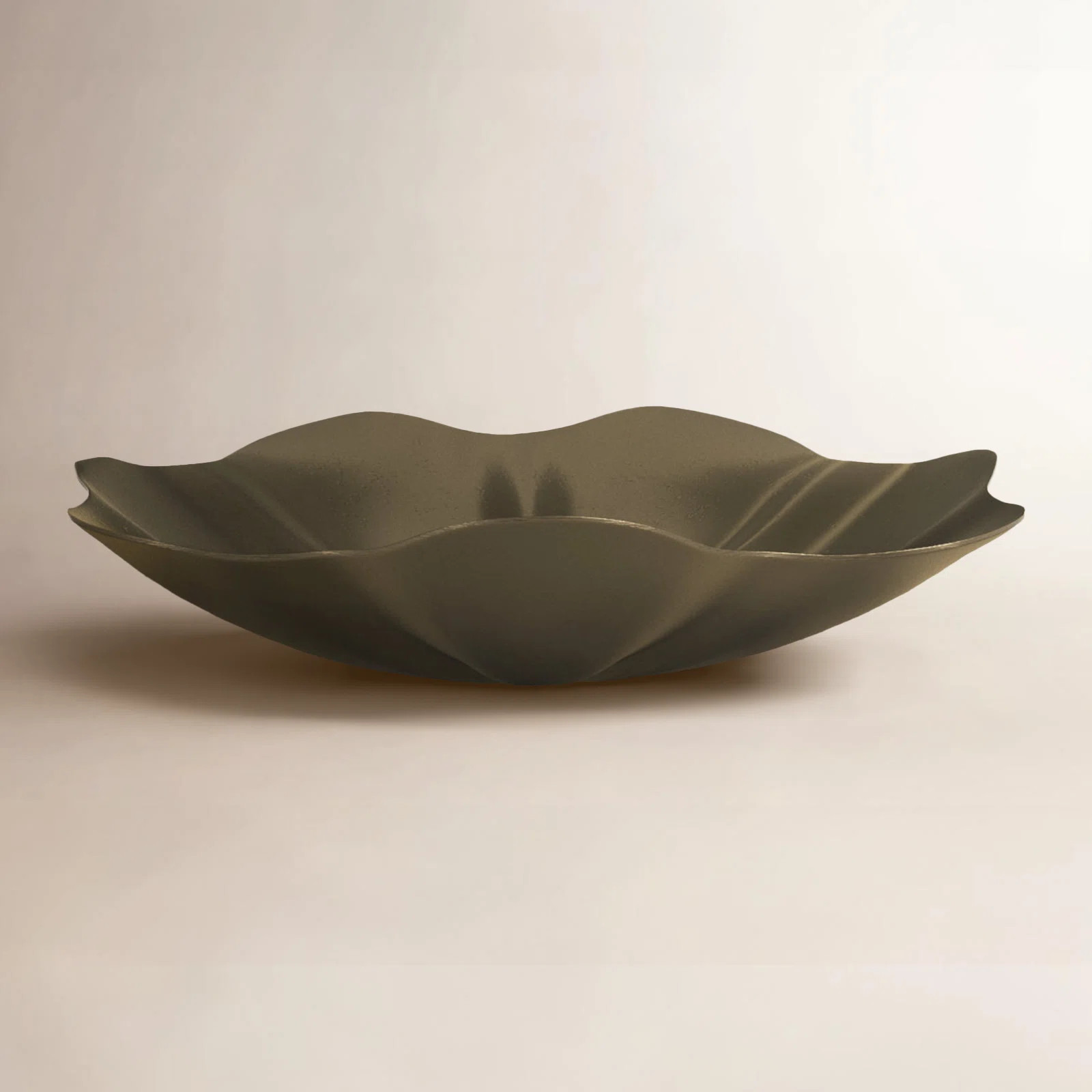 Handmade Iron Scalloped Decorative Bowl | Wayfair North America