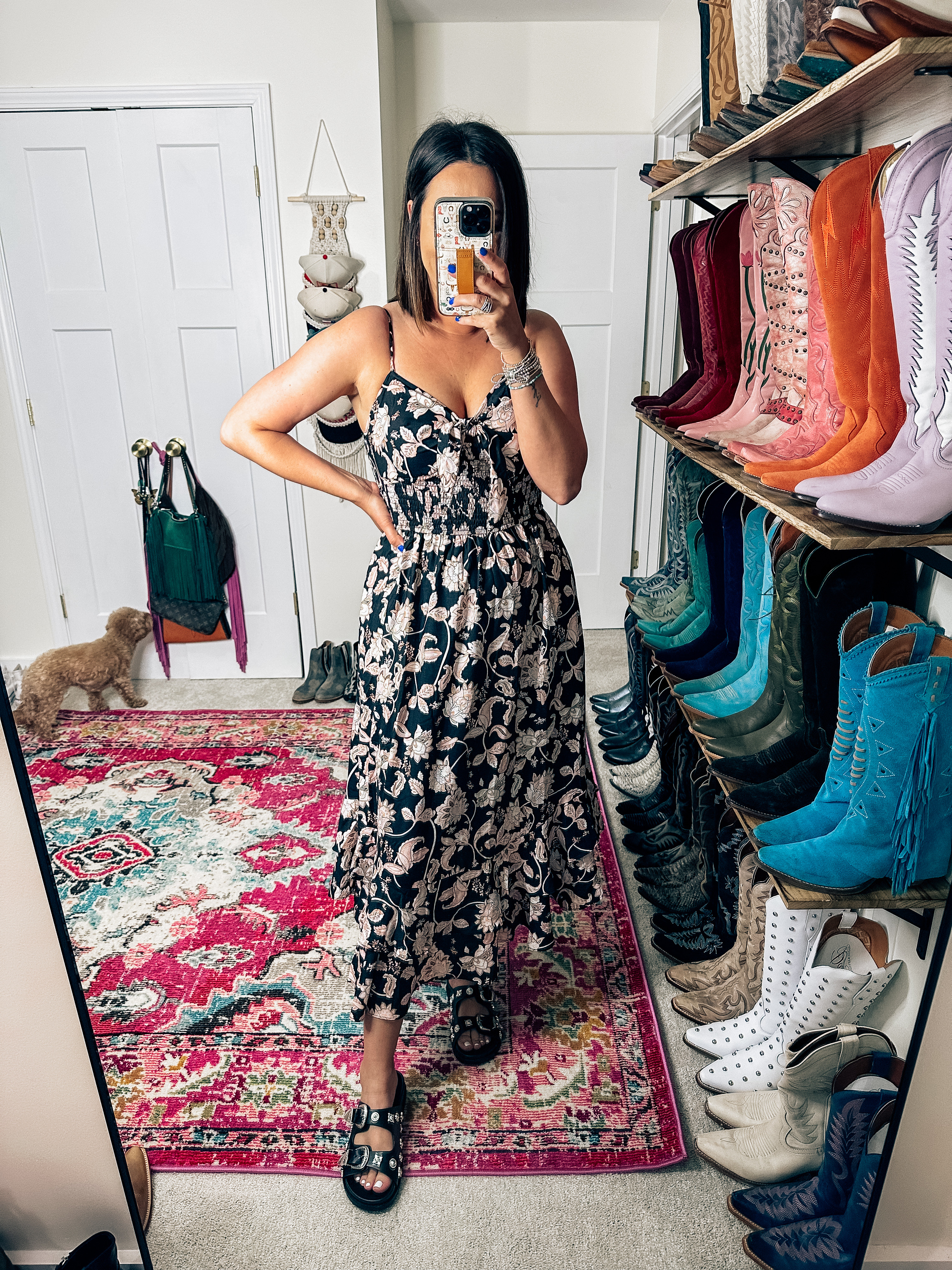 Western inspired sundress, maxi dress spring dress midi dress western sandals from Amazon and a medium ￼

#LTKFestival #LTKWorkwear #LTKMothersDay