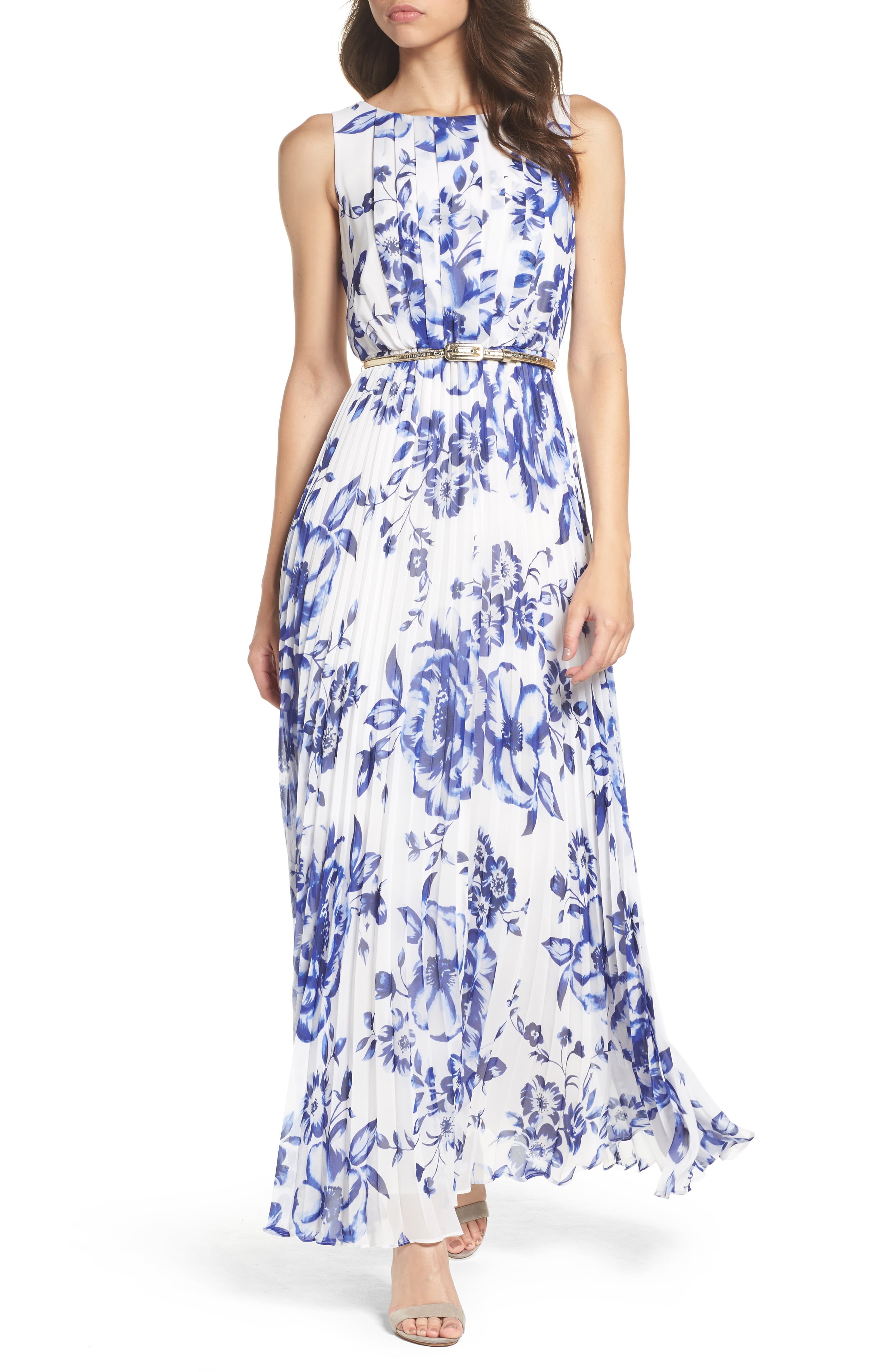Eliza J Chiffon Maxi Dress (Regular & Petite) | Nordstrom