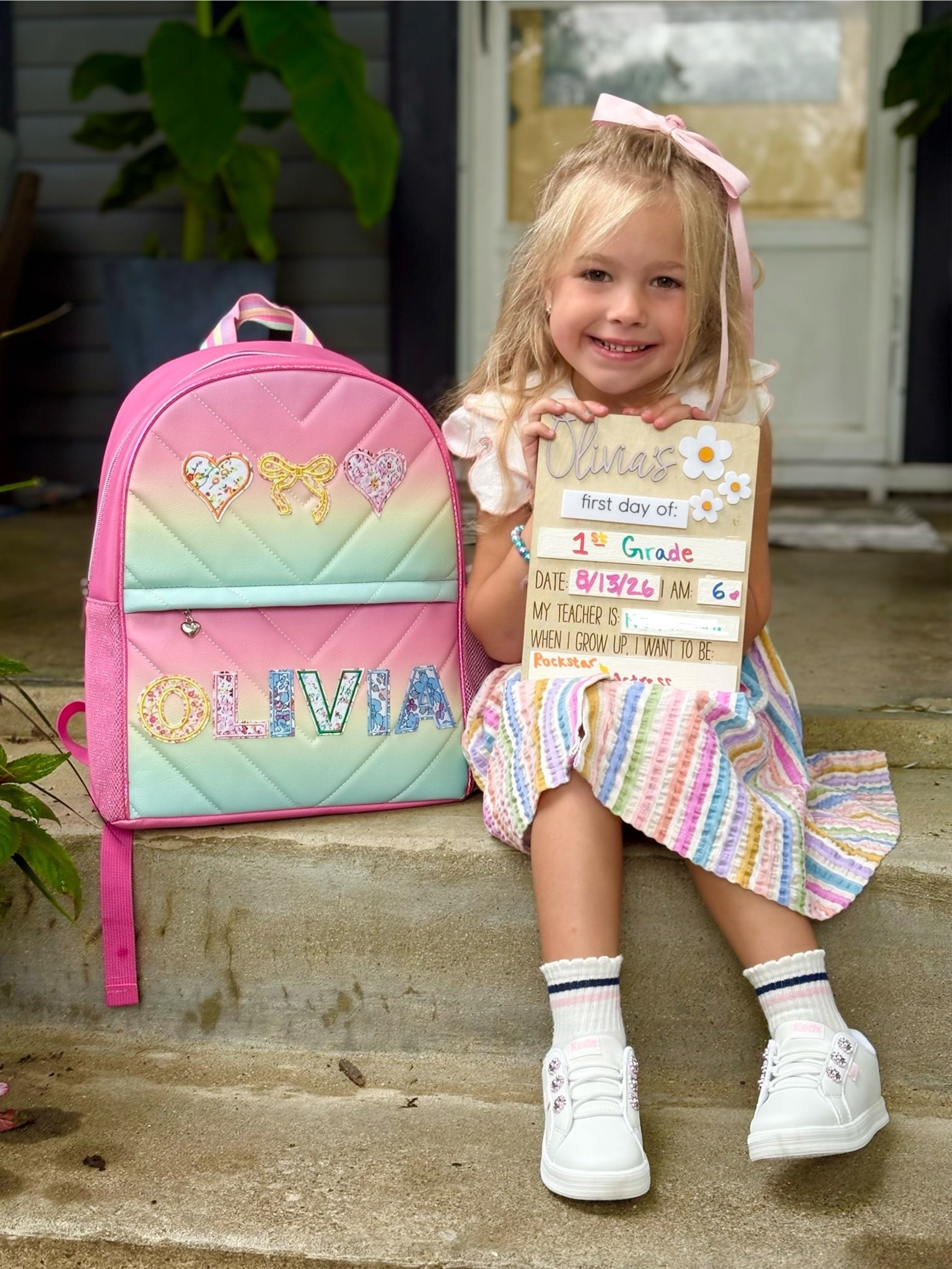 Back to school
First day of school outfit
First day of school dress
Rainbow dress
Elementary school
Toddler girl dress
Kids shoes
Girls shoes
Girls tennis shoes 
School shoes

#LTKootd #LTKKids
