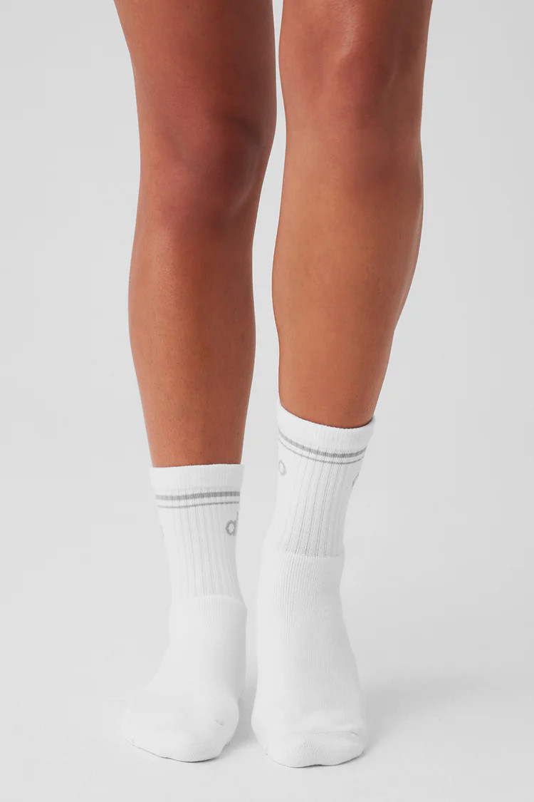 Unisex Half-Crew Throwback Sock | Alo Yoga (US)