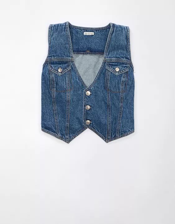 AE Denim Vest | American Eagle Outfitters (US & CA)