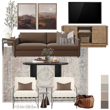 Modern-transitional living room, living room mood board, living room design inspo, cozy family room decor #livingroom

#LTKhome #LTKfamily #LTKsalealert