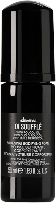 Davines OI Soufflé Perfect for Fine Hair, Liquid-to-Foam Leave-In For Fuller and Shinier Hair Fe... | Amazon (US)