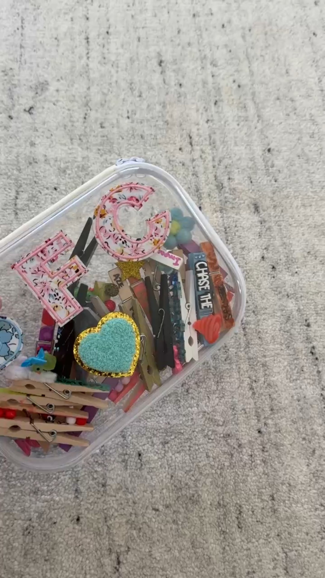 these clear organization cases are seriously th best! they keep all the little things in one place! 

#LTKHome #LTKmomlife #LTKKids