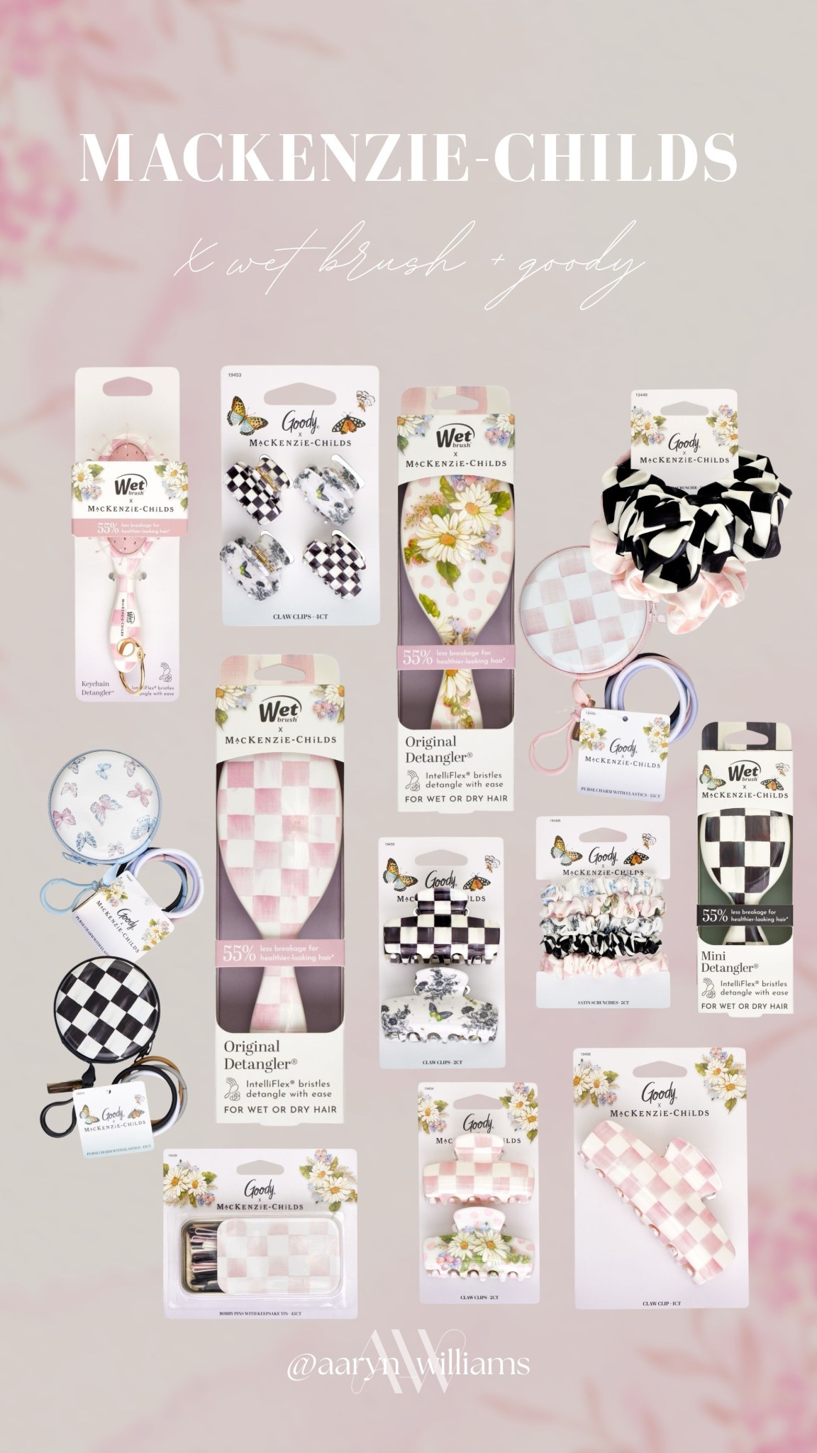 The cutest little collab just dropped and I’m obsessed 🩷 The Wet Brush x Mackenzie-Childs collection is full of the prettiest checkered and floral hair accessories that make everyday getting ready feel a little more fun. Perfect little finds for spring and the sweetest Easter basket stuffers for girls.

wet brush mackenzie childs, hair accessories for girls, claw clips, scrunchies, mini detangler brush, spring hair accessories, easter basket stuffers for girls, checkered hair accessories, floral hair accessories, girls hair clips, girls hair essentials, cute hair accessories for kids

#LTKBeauty