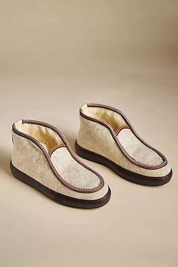 Penelope Chilvers Felt Slippers | Anthropologie (US)
