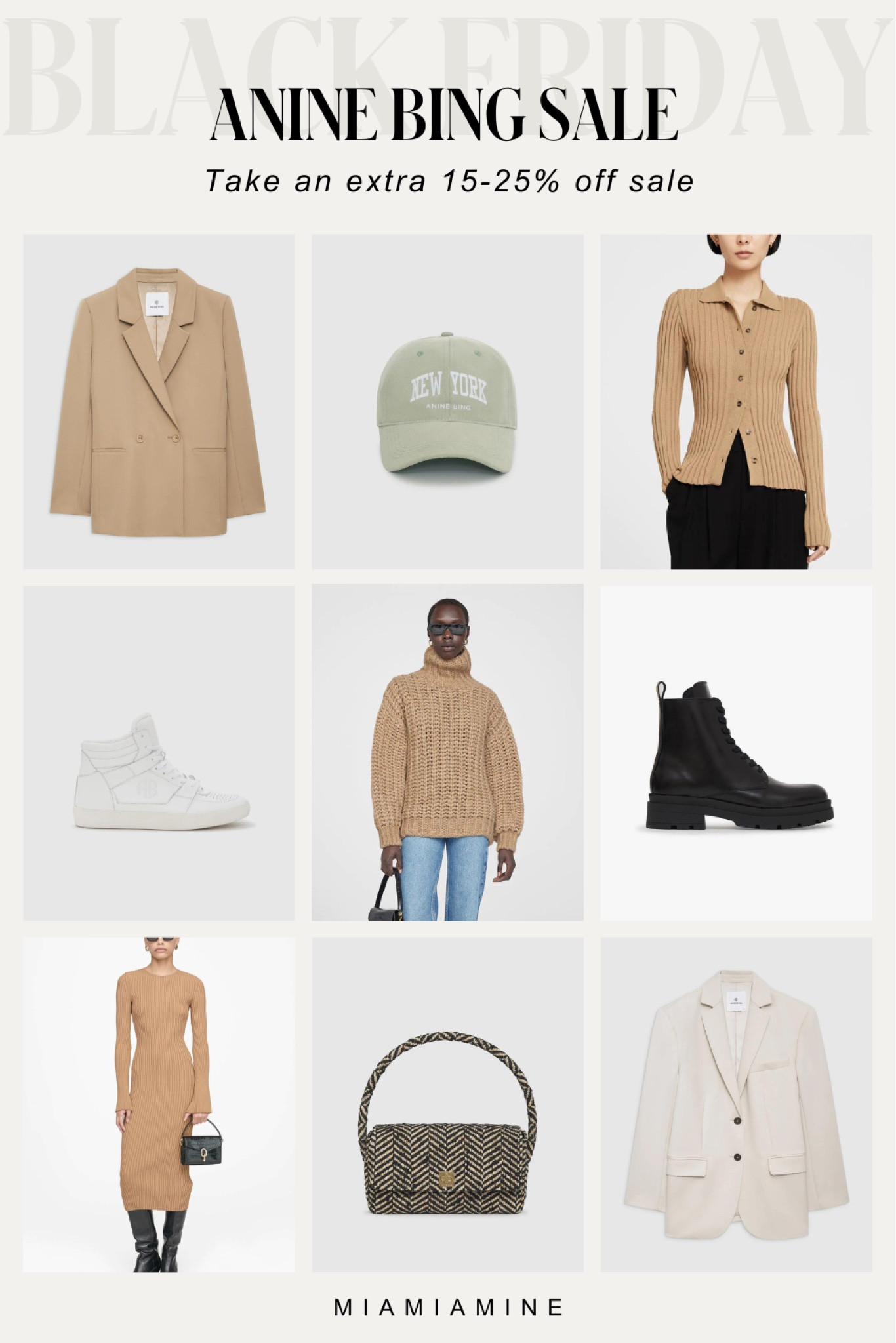 Anine bing Black Friday sale
Take an extra 15-25% off sale 
Save on anine bing blazers, anine bing sweaters and more 

#LTKsalealert #LTKfindsunder100 #LTKCyberWeek